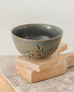 Load image into Gallery viewer, Hand Carved Blue Stoneware Bowl – One of a Kind Ceramic Bowl for Everyday Use | Bowl No. 2
