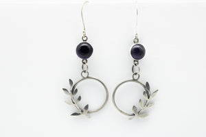 Hoja Amethyst Earrings