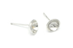 Load image into Gallery viewer, Silver Blossom Earrings
