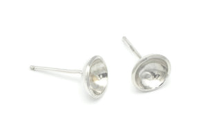 Silver Blossom Earrings