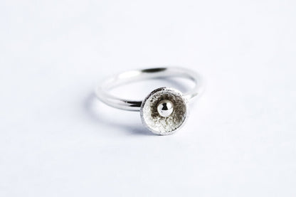 Sparkle Blossom Ring (size 8)