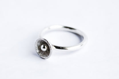 Sparkle Blossom Ring (size 8)
