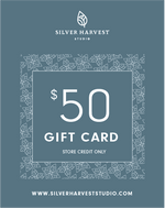 Load image into Gallery viewer, Silver Harvest Studio Gift Card
