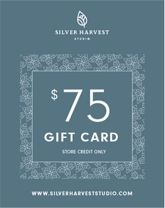 Silver Harvest Studio Gift Card