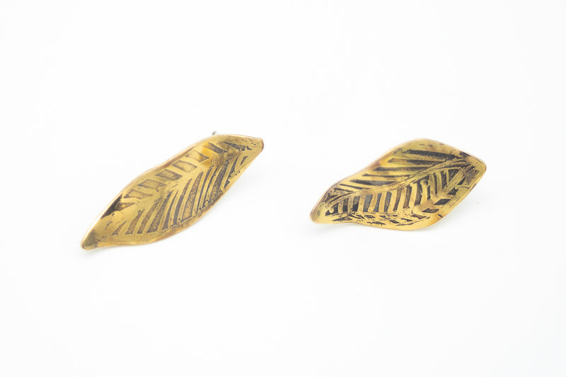 Golden Leaf Earrings