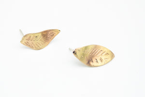 Golden Leaf Earrings