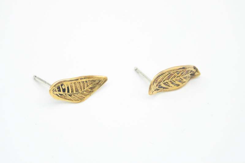 Golden Leaf Earrings