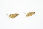 Load image into Gallery viewer, Golden Leaf Earrings
