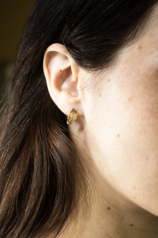 Golden Leaf Earrings