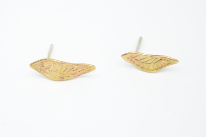 Golden Leaf Earrings