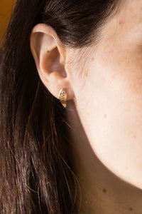 Golden Leaf Earrings