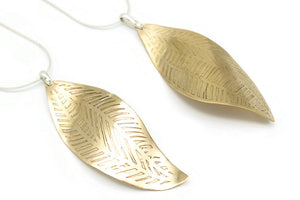 Golden Leaf Pendant