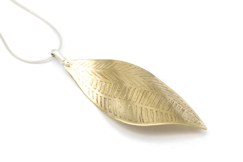 Golden Leaf Pendant