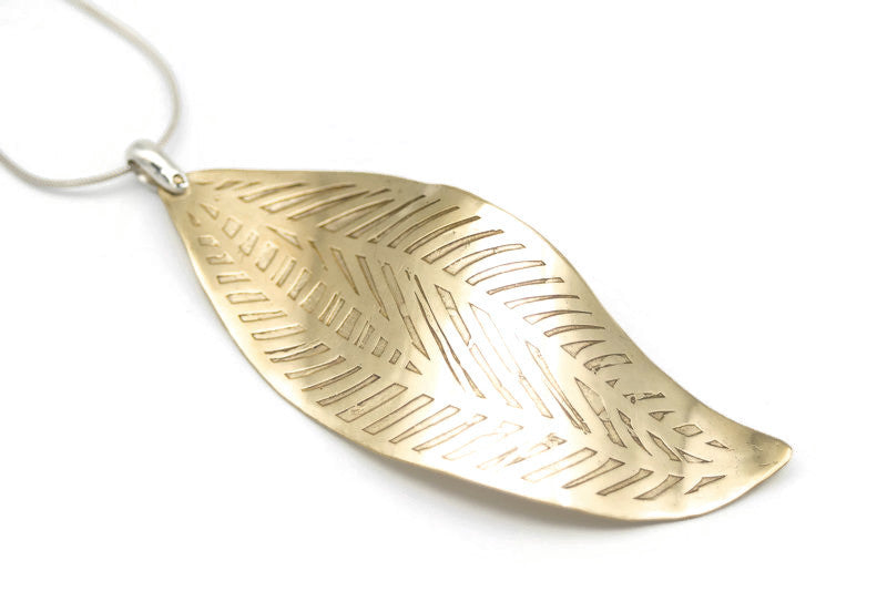 Golden Leaf Pendant