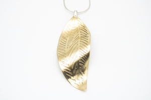 Golden Leaf Pendant