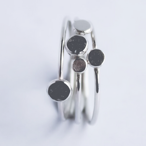 Pebble Dot Rings