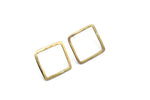 Load image into Gallery viewer, Gold Square Earrings
