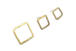 Load image into Gallery viewer, Gold Square Earrings
